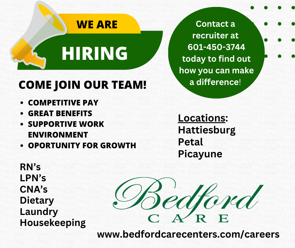 Bedford Care Centers Are Hiring!_0